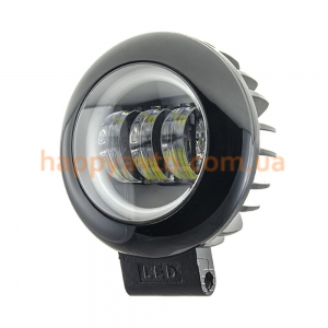 LED фара CYCLONE WL-F4B 45W+DRL PREMIUM